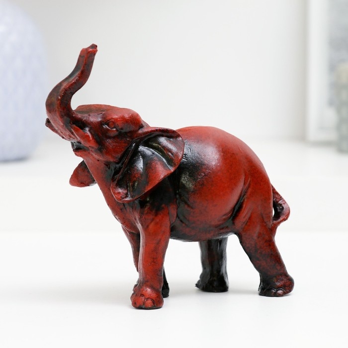 Фигура Фигура "Слоник" красный, 13х5х14см