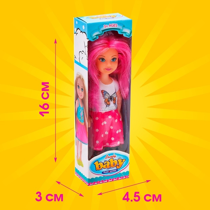 Кукла малышка «Алиса» в платье, МИКС Кукла малышка «Алиса» в платье, МИКС