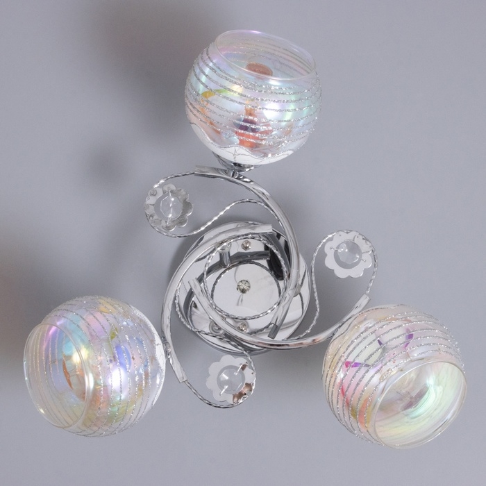 Люстра Люстра "Бренда" 3х40Вт Е27 хром МОДЕЛЬ: 2800084