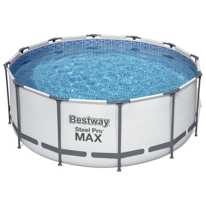 Бассейн каркасный Steel Pro MAX, 366 х 122 см, фильтр-насос, лестница, тент, 56420 Bestway Бассейн каркасный Steel Pro MAX, 366 х 122 см, фильтр-насос, лестница, тент, 56420 Bestway