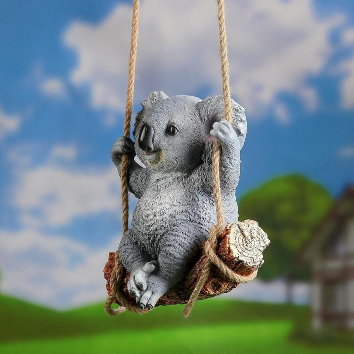 Подвесной декор  Подвесной декор "Коала на бревне" 24х15х25см