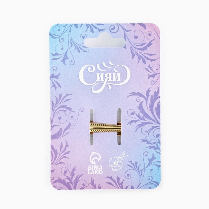 Заколка для волос новогодняя «Снежинка», на Новый год, 5,2 х 2,7 см Заколка для волос новогодняя «Снежинка», на Новый год, 5,2 х 2,7 см