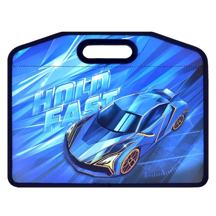 Папка с ручками пластиковая А4, 370 х 300 х 110 мм, с вырубной ручкой, Феникс Папка с ручками пластиковая А4, 370 х 300 х 110 мм, с вырубной ручкой, Феникс "Мегаскорость"