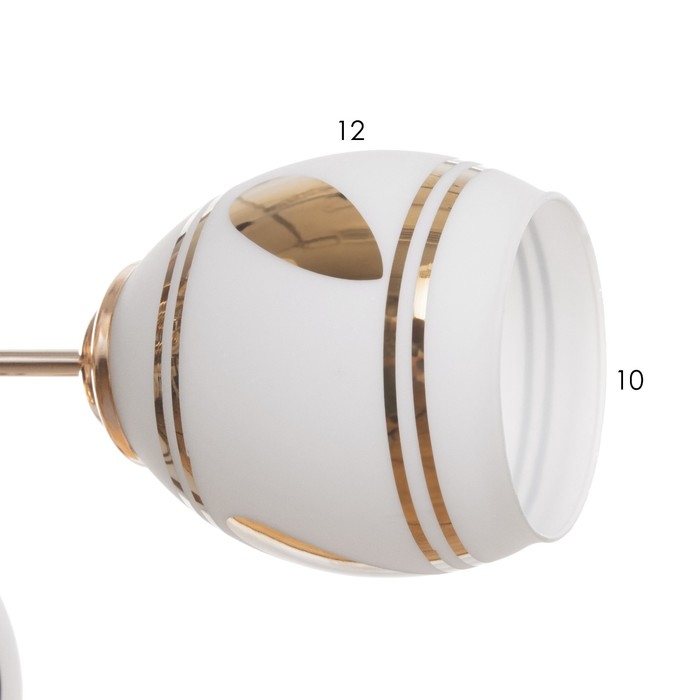 Люстра Люстра "Бриана" 8х40Вт Е27 Золото МОДЕЛЬ: 2800087