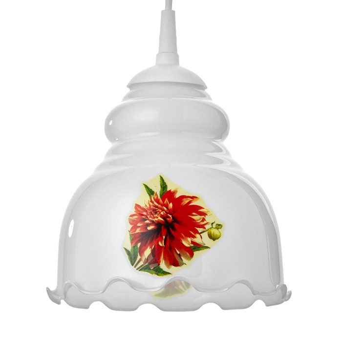 Светильник BayerLux Светильник BayerLux "Елена" 1 лампа E27 60 Вт молочный ( рис.МИКС)