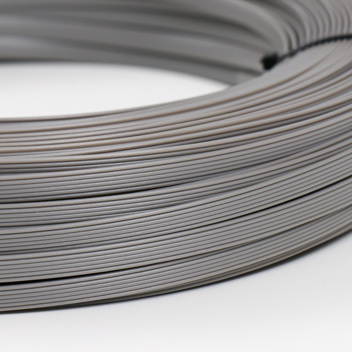 Ротанг искусственный 8 мм 100 м волна (серый) Ротанг искусственный 8 мм 100 м волна (серый)