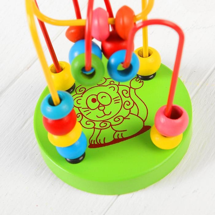 Игрушка из дерева для детей. Серпантинка Игрушка из дерева для детей. Серпантинка "Лев", 2 завитка