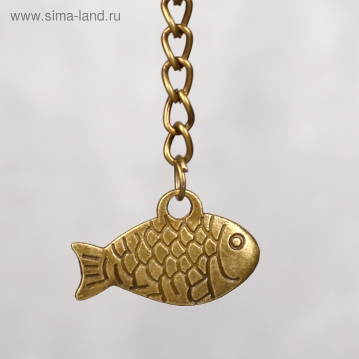 Колокольчик металл  Колокольчик металл "Феникс и будда" 2 колокольчика d=5 и d=4,2 см 29х5х5 см