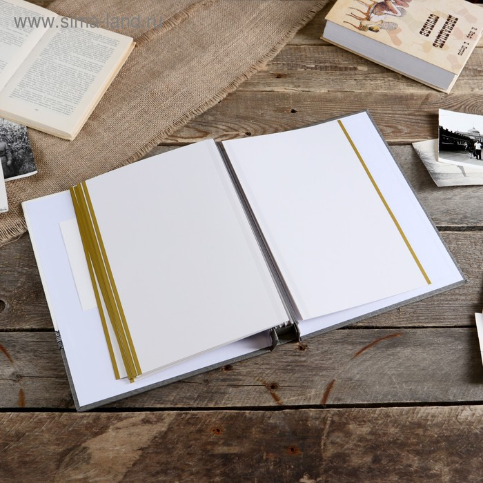 Фотоальбом магнитный 20 листов Фотоальбом магнитный 20 листов "Бант и кружево" МИКС 29,5х23,5х4 см