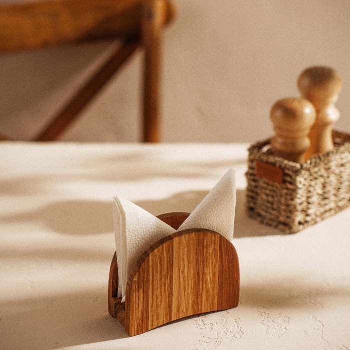 Салфетница из дуба Sima-Land Home, 12×9 см Салфетница из дуба Sima-Land Home, 12×9 см