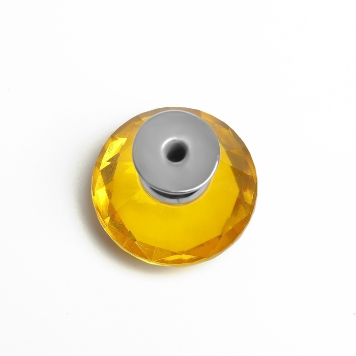 Ручка кнопка CAPPIO, цвет золото Ручка кнопка CAPPIO, цвет золото "Алмаз", стеклянная, d=30 мм