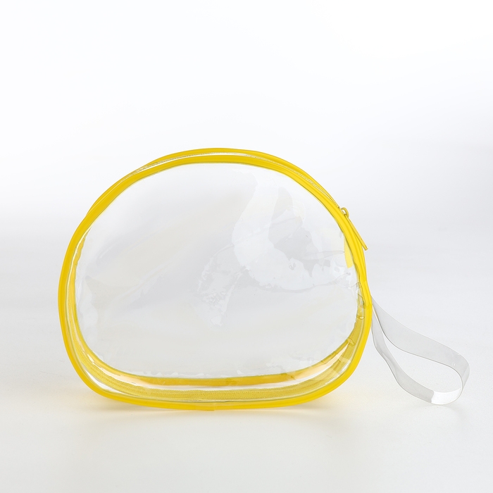 Косметичка на молнии, цвет жёлтый Косметичка на молнии, цвет жёлтый