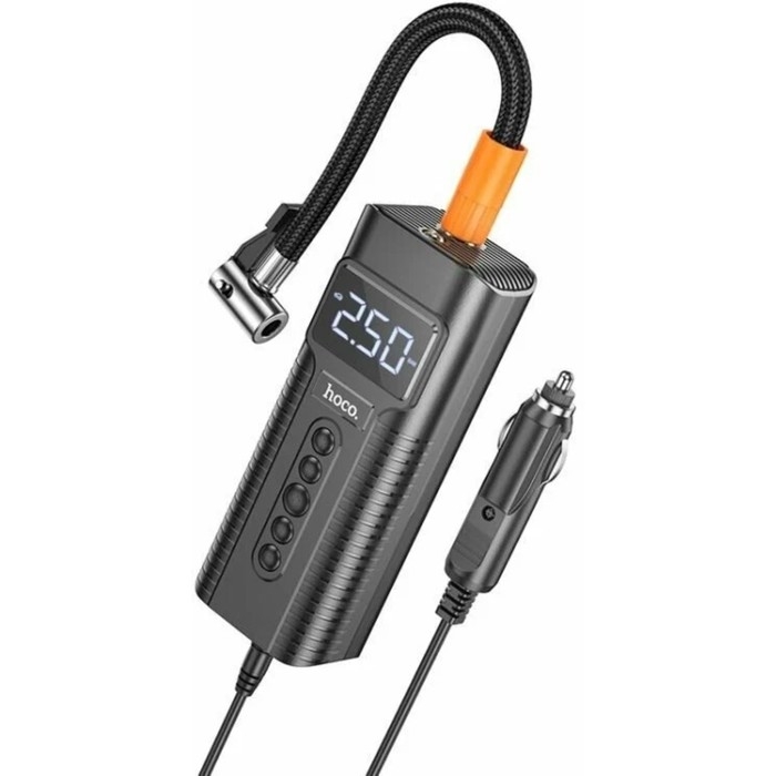 Компрессор Hoco PH55, 3,1 м, дисплей, чёрный Компрессор Hoco PH55, 3,1 м, дисплей, чёрный