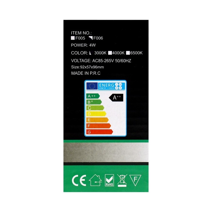 Светильник фасадный «Глосс», FSD-046, 4 Вт, 3000К, 2 луча, IP65, 220 В, пластик, черный Светильник фасадный «Глосс», FSD-046, 4 Вт, 3000К, 2 луча, IP65, 220 В, пластик, черный