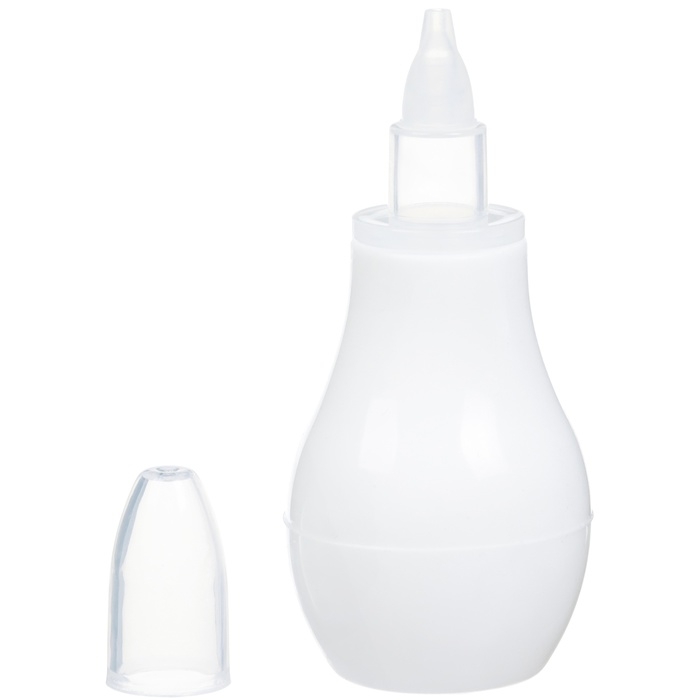 Детский назальный аспиратор, с колпачком, цвет белый Детский назальный аспиратор, с колпачком, цвет белый