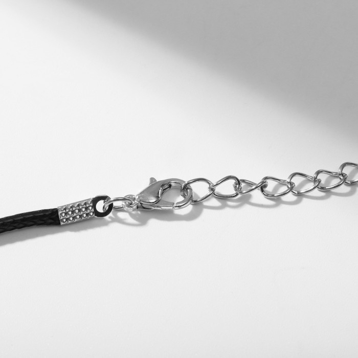 Кулон на шнурке «Для фото» сердце с розой, цвет золото на чёрном шнурке, 43 см Кулон на шнурке «Для фото» сердце с розой, цвет золото на чёрном шнурке, 43 см