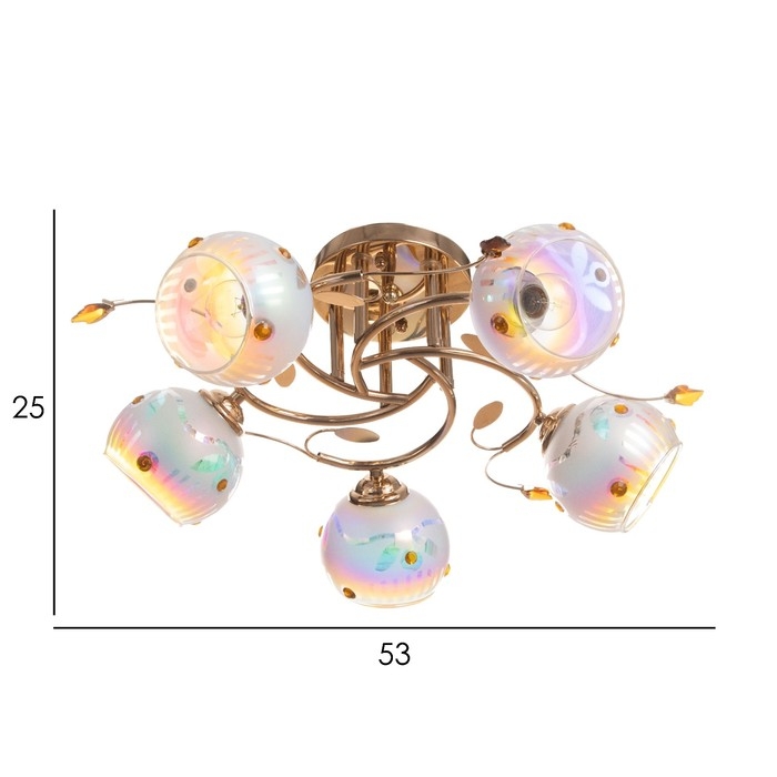 Люстра Люстра "Арден" 5х40Вт Е27 Золото МОДЕЛЬ: 2600551