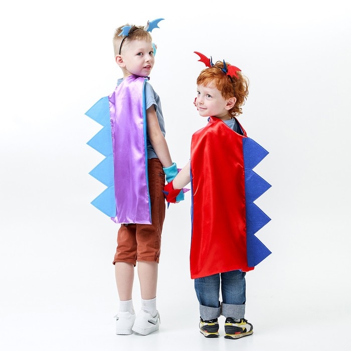 Карнавальный набор «Дракон воды», плащ и ободок Карнавальный набор «Дракон воды», плащ и ободок