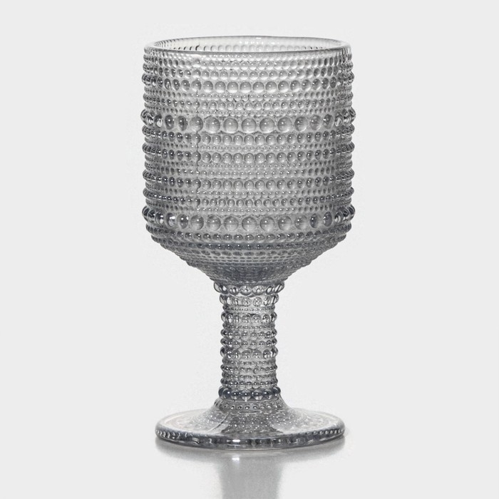 Бокал для вина стеклянный «Талон», 300 мл, 8×15,5 см, цвет перламутровый Бокал для вина стеклянный «Талон», 300 мл, 8×15,5 см, цвет перламутровый