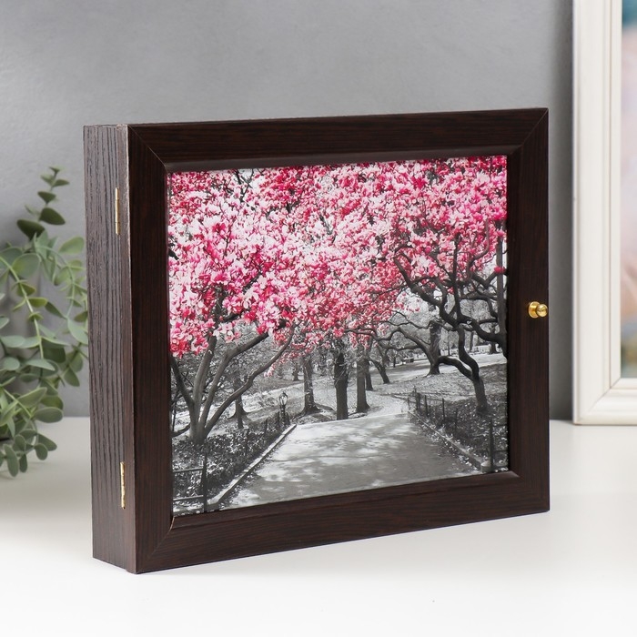 Ключница Ключница "Аллея" венге 24х29 см