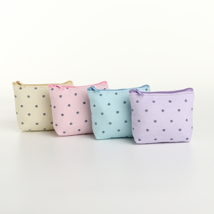 Кошелёк женский на молнии, цвет МИКС Кошелёк женский на молнии, цвет МИКС