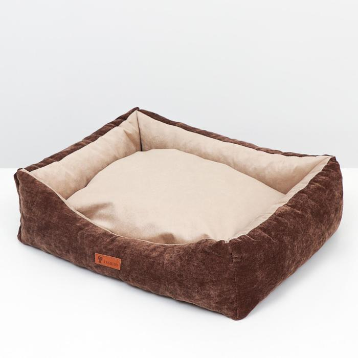 Лежанка со съемным чехлом,  мебельная ткань, поролон, 55 х 45 х 15 см Лежанка со съемным чехлом,  мебельная ткань, поролон, 55 х 45 х 15 см