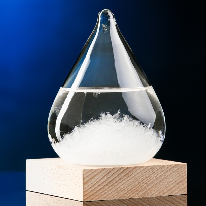 Барометр - штормгласс Барометр - штормгласс "Капля" 8х10см