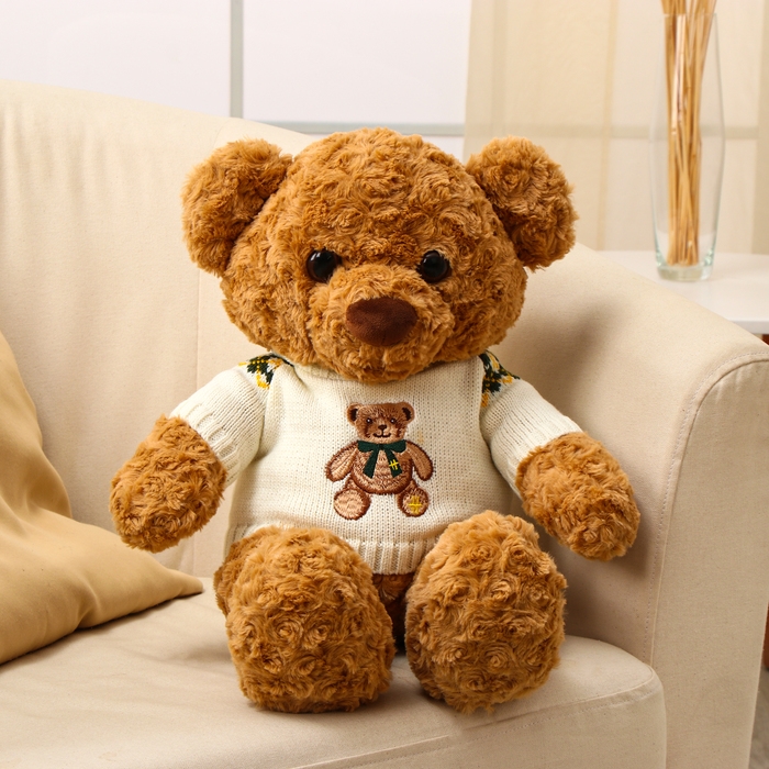 Мягкая игрушка «Медведь», в кофте, 50 см, цвет коричневый Мягкая игрушка «Медведь», в кофте, 50 см, цвет коричневый