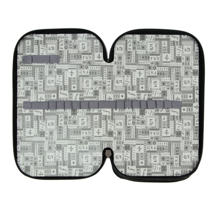 Пенал 3 секции, 125 х 205 х 55 мм, Calligrata 8П26/3 Пенал 3 секции, 125 х 205 х 55 мм, Calligrata 8П26/3 "Хоккеисты" (с эффектом металлика) ,ламинированный картон