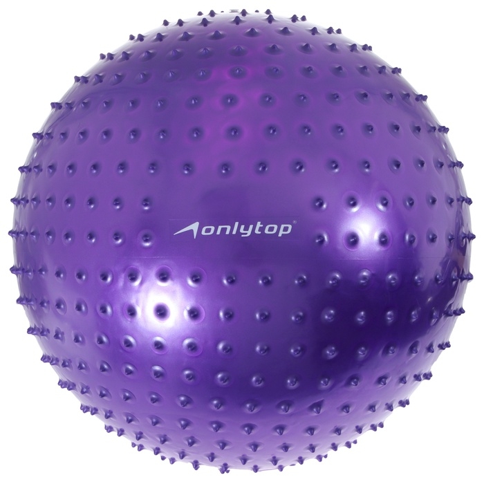 Фитбол 55 см, 800 гр, массажный, цвет фиолетовый Фитбол 55 см, 800 гр, массажный, цвет фиолетовый