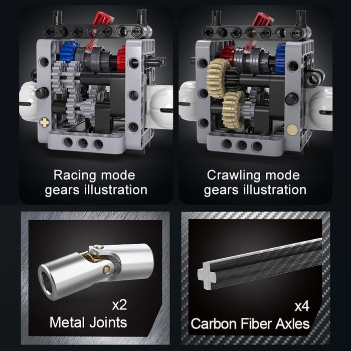 Конструктор радиоуправляемый «Монстртрак», 699 деталей Конструктор радиоуправляемый «Монстртрак», 699 деталей