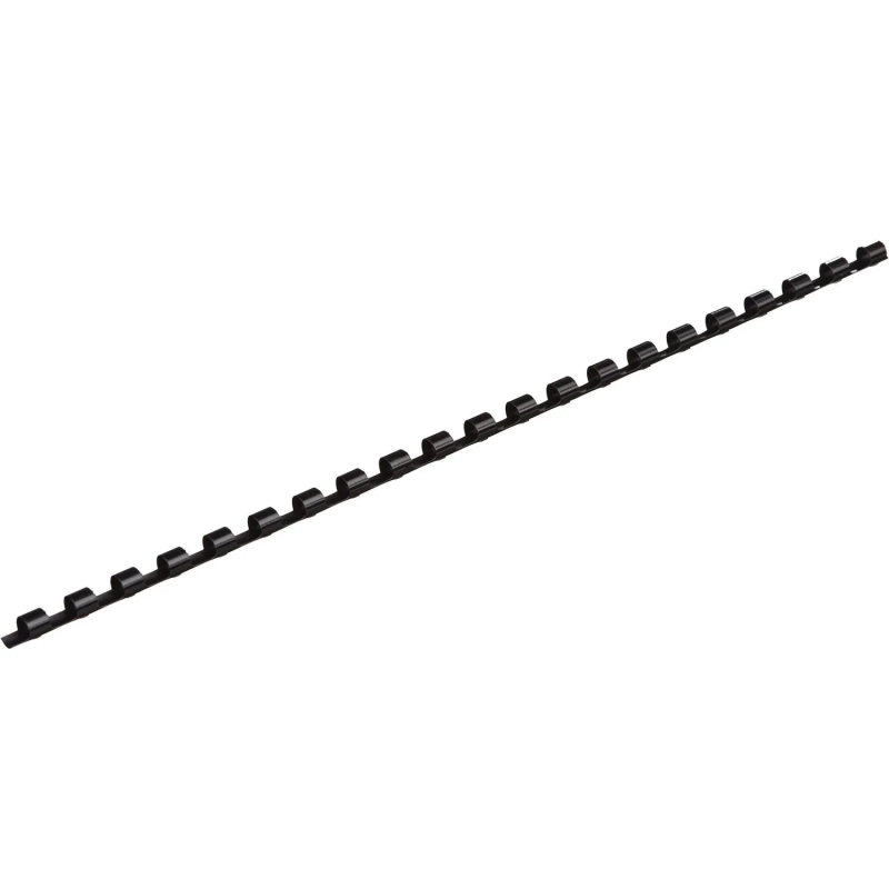 Пружины для переплета пластиковые  6мм черные 100шт/уп