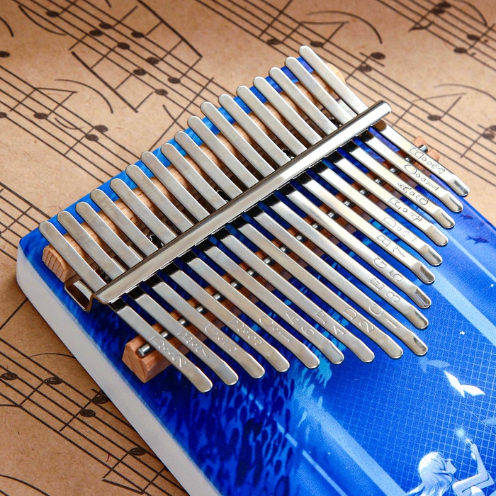 Музыкальный инструмент Калимба Музыкальный инструмент Калимба "Девочка с пианино", 17 нот