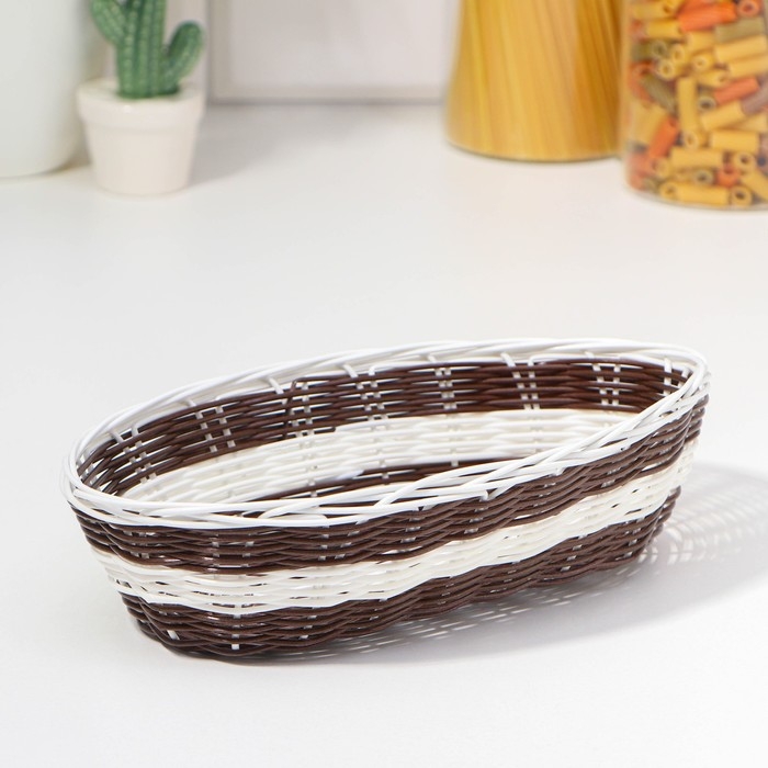 Корзинка для подачи Доляна «Овал. Шоко», 26×14×6 см Корзинка для подачи Доляна «Овал. Шоко», 26×14×6 см