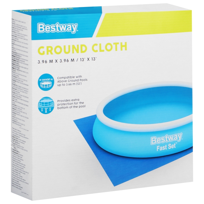 Подстилка для круглых бассейнов, 396 х 396 см, 58002 Bestway Подстилка для круглых бассейнов, 396 х 396 см, 58002 Bestway