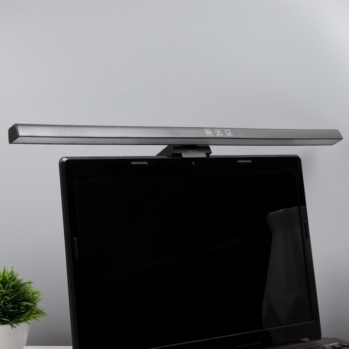 Светильник для экрана Светильник для экрана "Люмис" LED 5Вт 3000К-6000К 201Лм Ra85 USB черный 10,4х6,5х50см