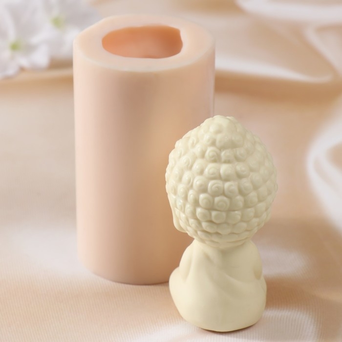 Молд силиконовый Молд силиконовый "Будда 2" Силикон 9,5х5х5 см