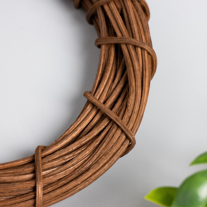 Кольцо ротанг для изготовления ловца снов Кольцо ротанг для изготовления ловца снов "Тёмно-коричневый" d=10 см