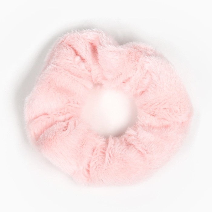 Резинка для волос розовая, пушистая, 11 см, Принцессы Резинка для волос розовая, пушистая, 11 см, Принцессы