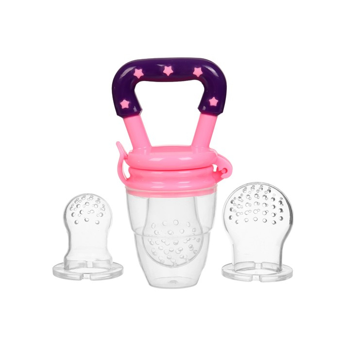 Ниблер с силиконовыми сеточками, размеры S, M, L, в футляре, цвет розовый Ниблер с силиконовыми сеточками, размеры S, M, L, в футляре, цвет розовый