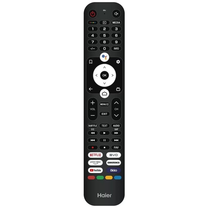 Телевизор Haier SMART TV S1, 50 Телевизор Haier SMART TV S1, 50", 3840x2160, DVB-T/T2/C/S2, HDMI 3, USB 2, Smart TV, чёрный