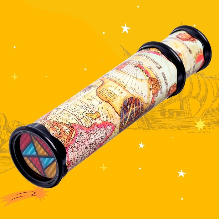 Калейдоскоп «Карта путешественника», 29 см, МИКС Калейдоскоп «Карта путешественника», 29 см, МИКС