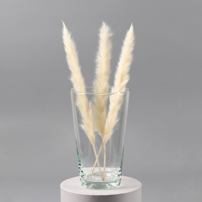 Ваза Ваза "Коническая" средняя 19х12х8см, 1,2л прозрачная