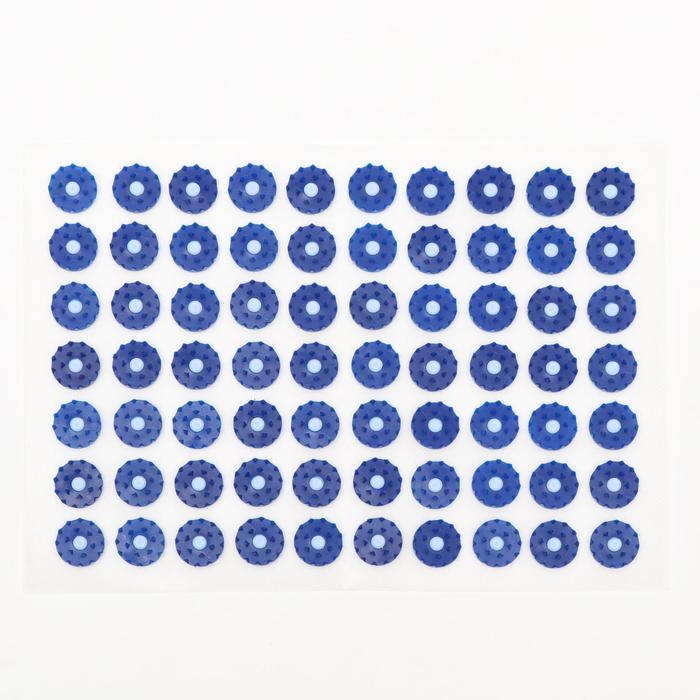 Аппликатор Аппликатор "Кузнецова", 70 колючек, спанбонд, 23 х 32 см, синий.