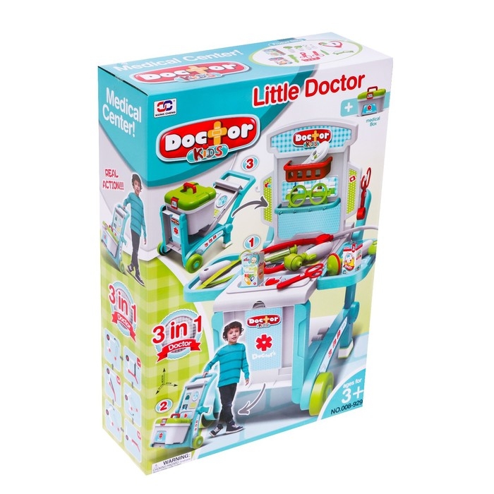 Игровой набор доктора «Столик доктора» с аксессуарами, 3 варианта сборки Игровой набор доктора «Столик доктора» с аксессуарами, 3 варианта сборки