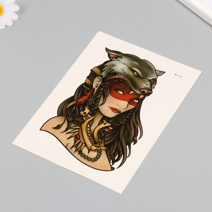 Татуировка на тело цветная Татуировка на тело цветная "Признанная" 26,1х14,6 см