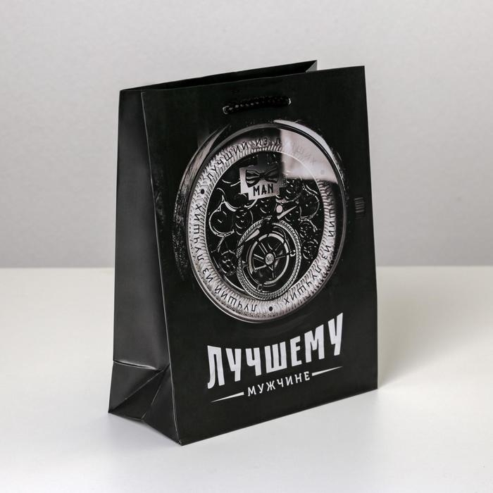 Пакет подарочный ламинированный, упаковка, «Лучшему мужчин», MS 18 х 23 х 8 см Пакет подарочный ламинированный, упаковка, «Лучшему мужчин», MS 18 х 23 х 8 см