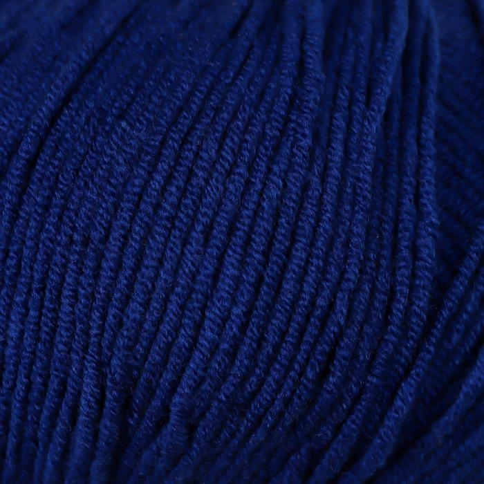 Пряжа "Jeans" 55% хлопок, 45% акрил 160м/50гр (54 темно-синий)