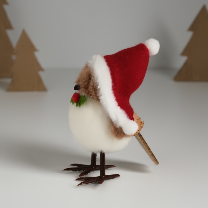Сувенир Сувенир "Птенчик в новогодней шапке" 7,7х10х13 см