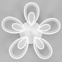 Люстра с ПДУ 59125/5WT LED 90+90Вт 3 режима диммер белый 65х65х14 см BayerLux